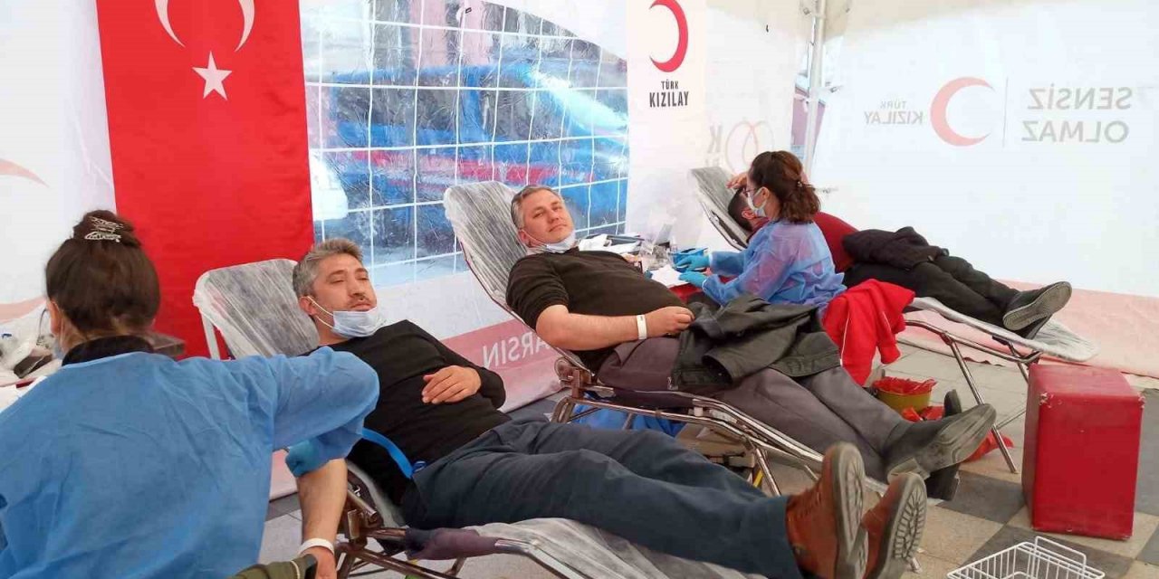 Sarıgöl’de 46 ünite kan bağışında bulunuldu