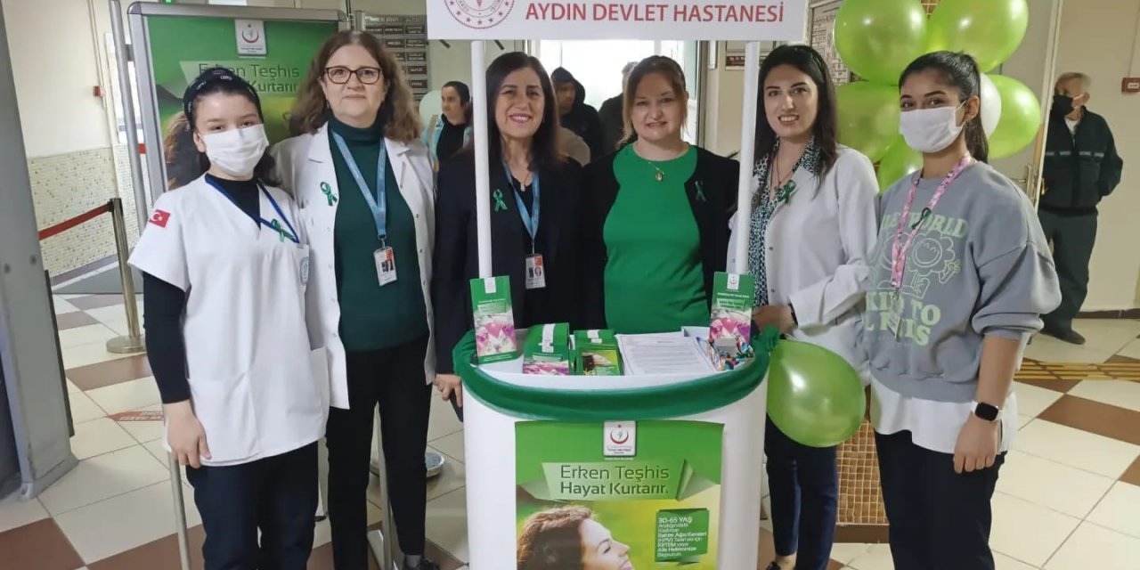 Aydınlı kadınlar ’Rahim Ağzı Kanseri’ne karşı bilgilendirildi