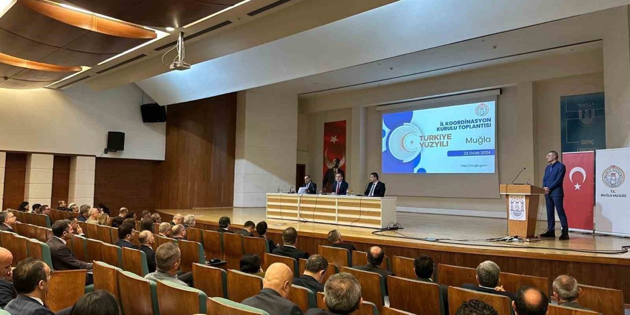 Muğla’da 2024 Yılı Birinci Dönem İl Koordinasyon Toplantısı yapıldı