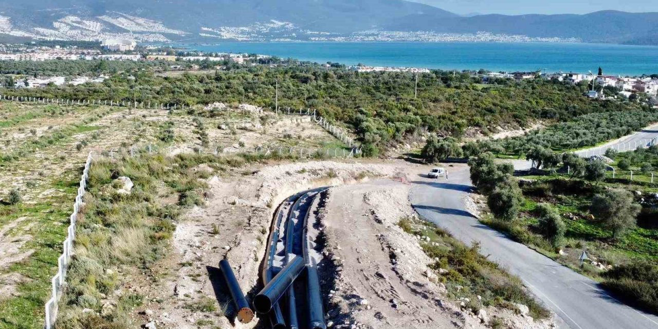Akbük’te altyapı çalışmaları büyük ölçüde tamamlandı