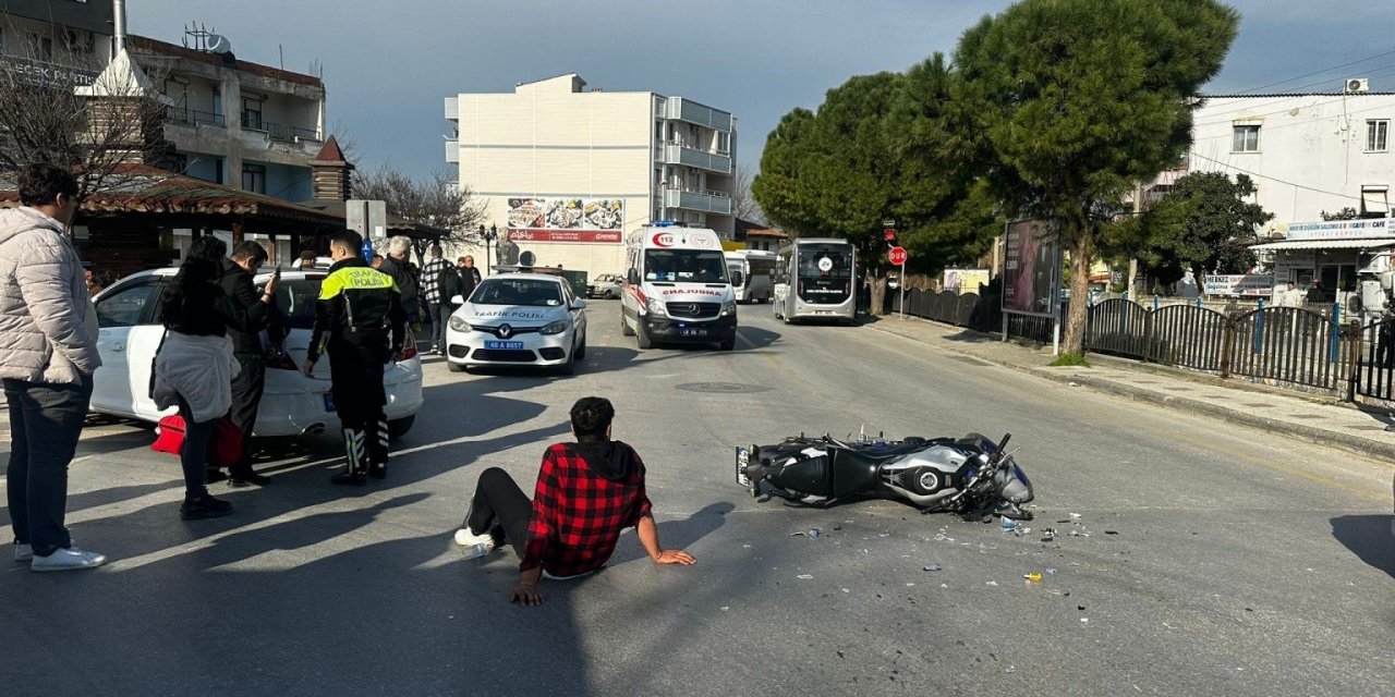 Milas’taki kazalarda 3 motosiklet sürücüsü yaralandı