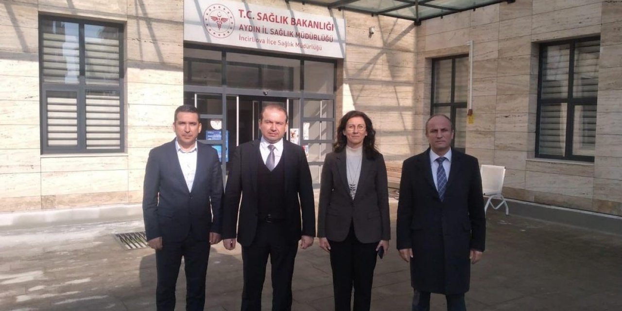 Aydın İl Sağlık Müdürü Şenkul, İncirliova’daki çalışmalar hakkında bilgi aldı