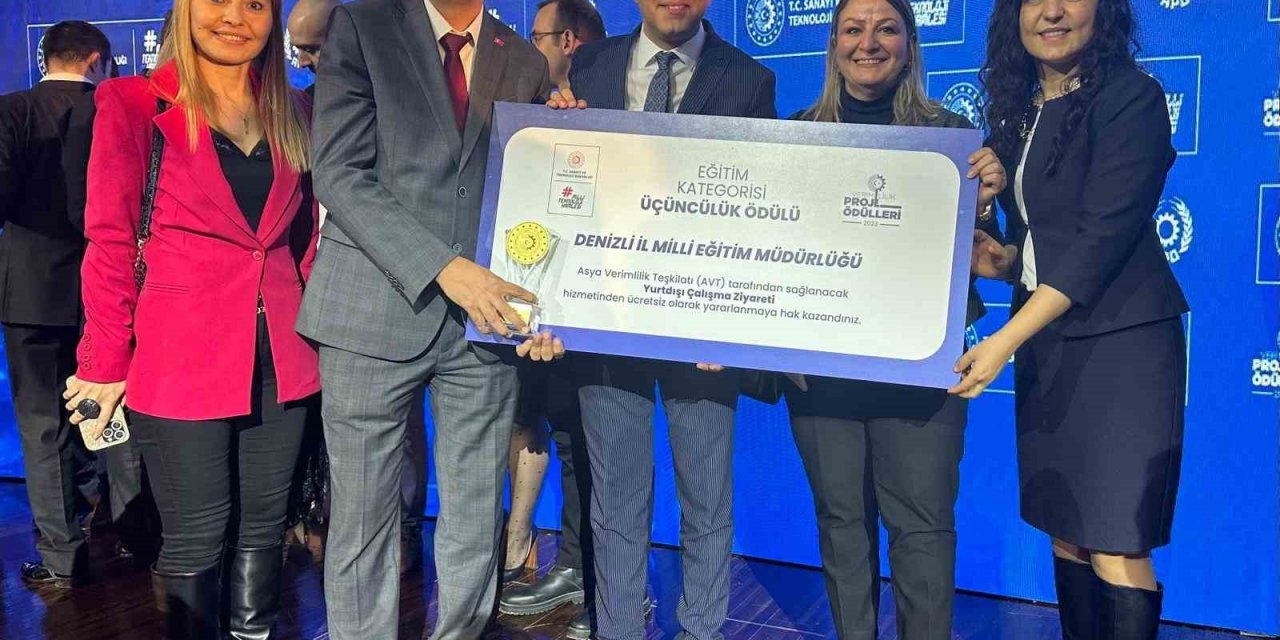 Denizli İl Milli Eğitim Müdürlüğü ’Verimliliğin Şampiyonları’ arasında yerini aldı