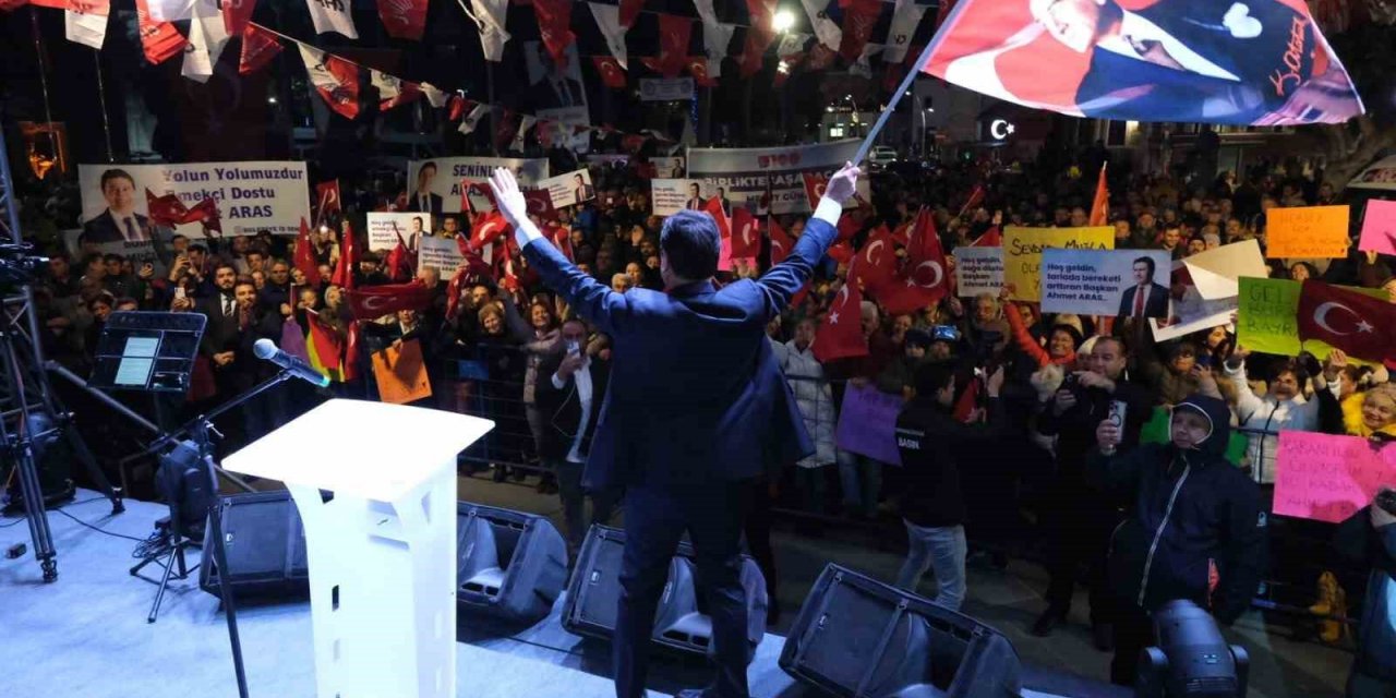 Ahmet Aras’a coşkulu karşılama