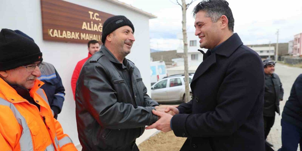 Aliağa’da Kalabak Mahallesi doğal gaza kavuşuyor