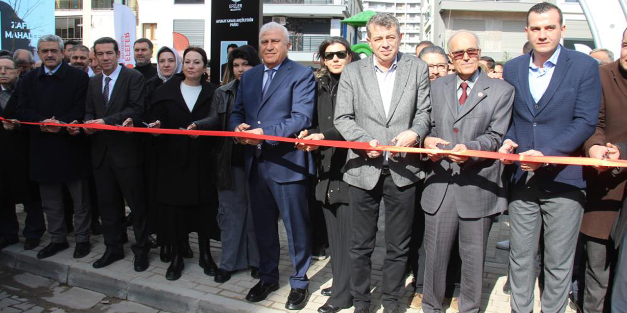 Akçöltekin’in adının verildiği park düzenlenen tören ile açıldı