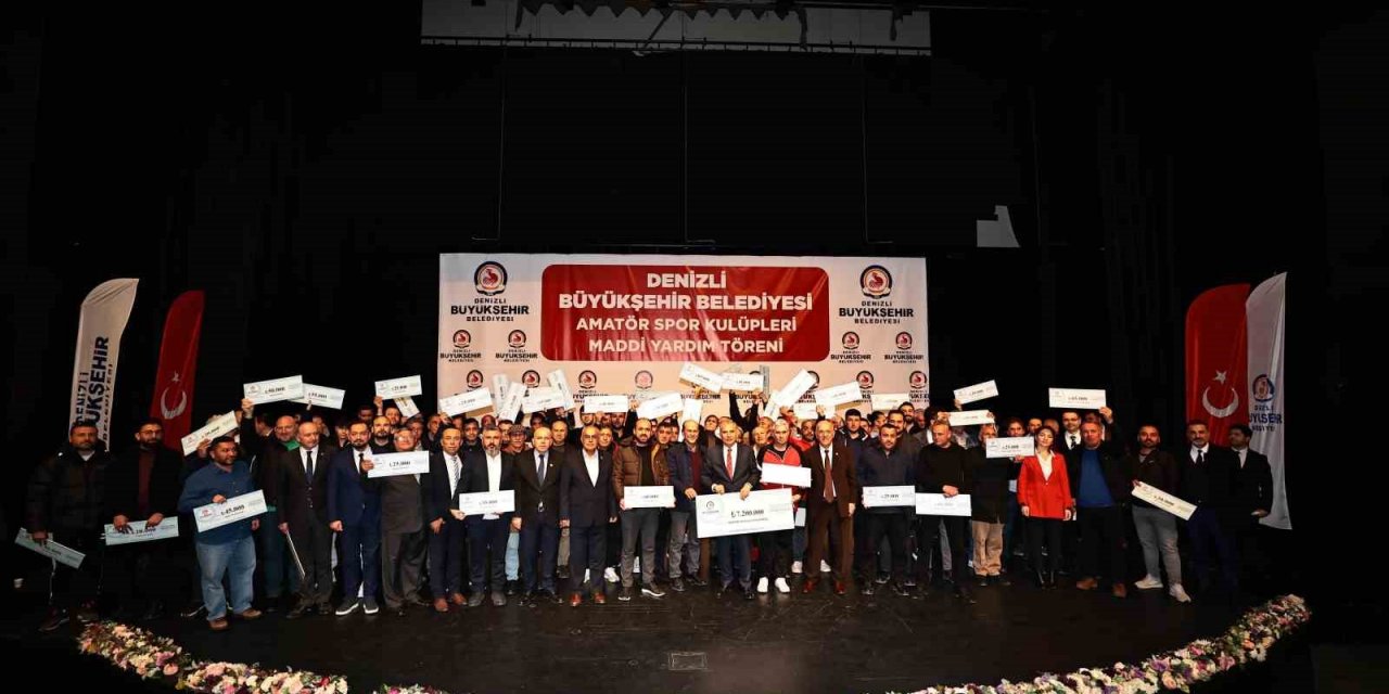 Büyükşehir 253 amatör spor kulübüne 7,2 liralık destek sağladı