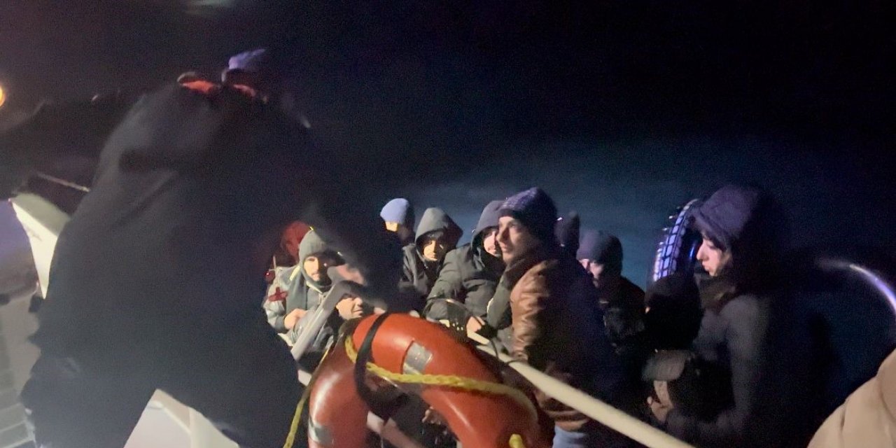 Bodrum’da 54 düzensiz göçmen yakalandı, 15’i kurtarıldı