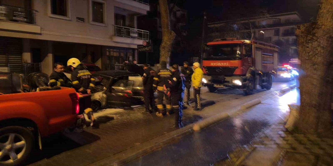 Milas’ta otomobil küle döndü