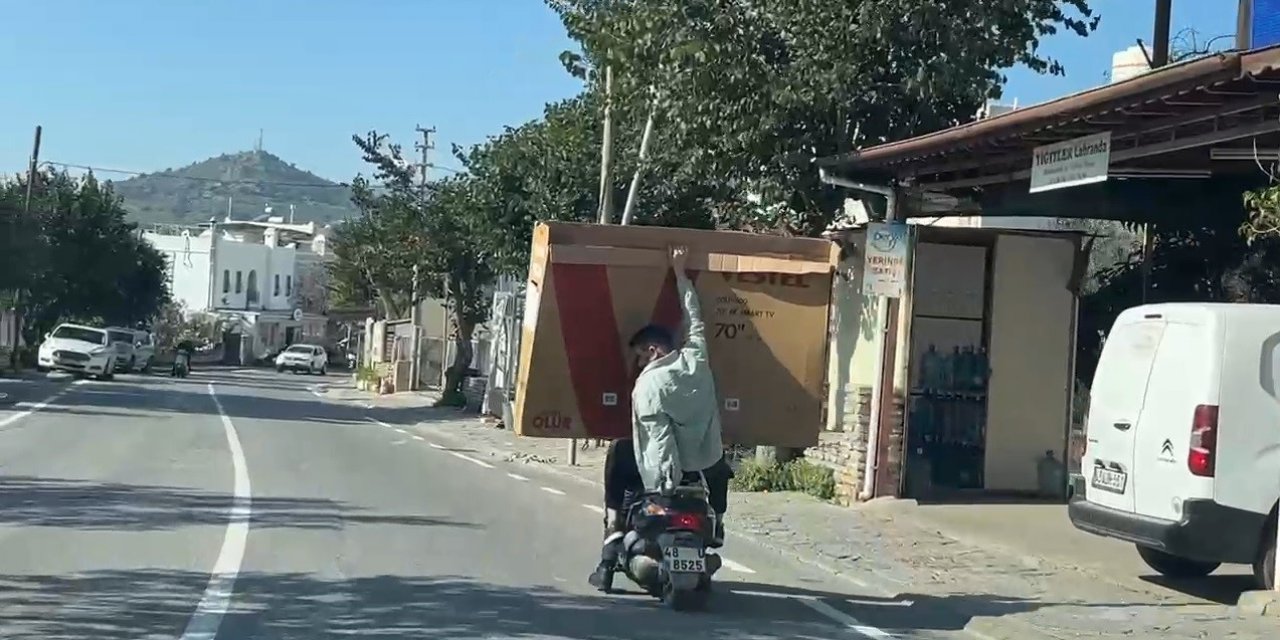 Tehlikeli yolculuk kamerada