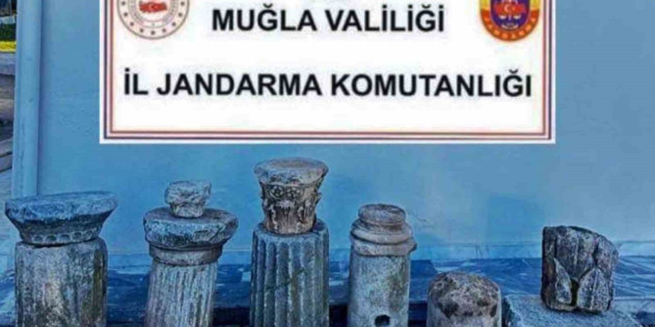 Jandarmadan Yatağan’da tarihi eser operasyonu