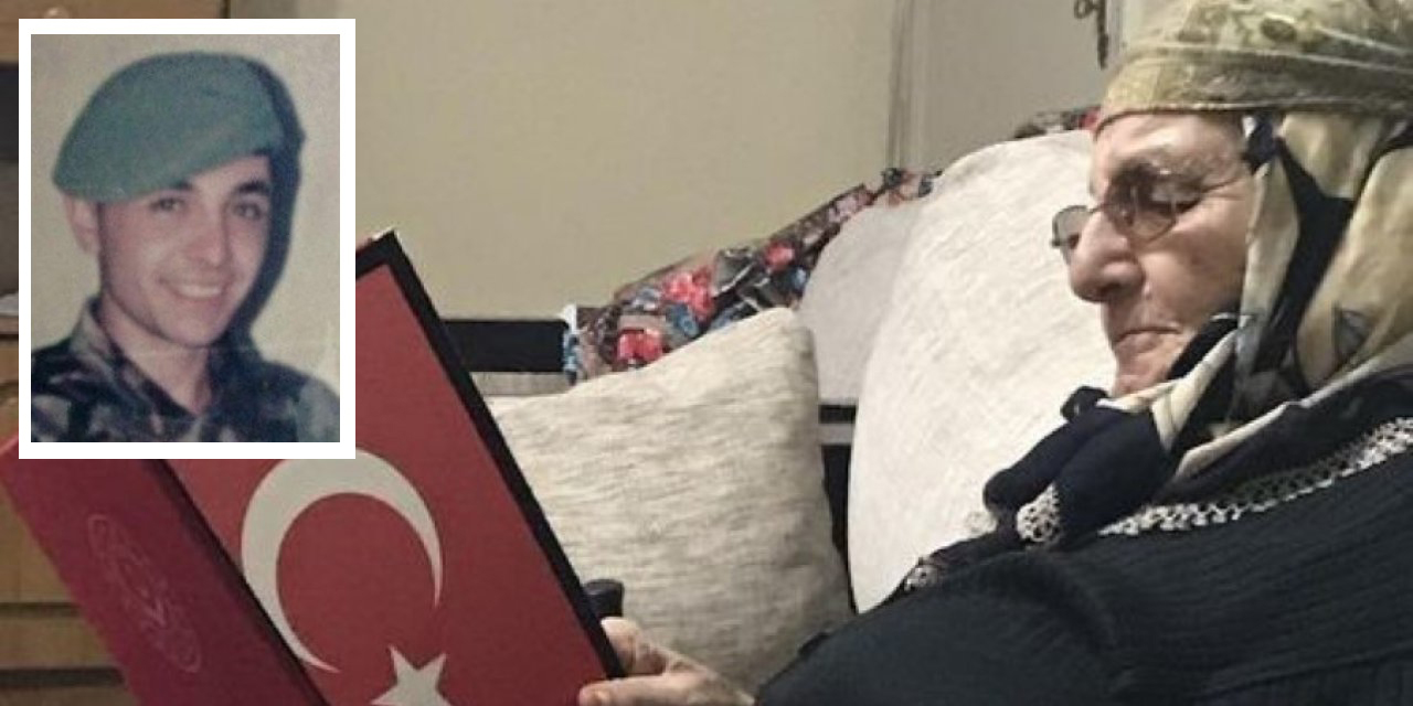 Şehidin ölüm  yıldönümünde  annesi vefat etti