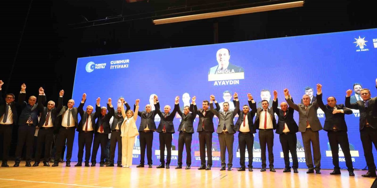 Cumhur İttifakı’nın Muğla Büyükşehir ve ilçe belediye başkan adayları tanıtıldı