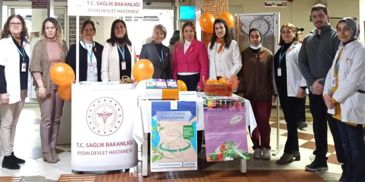 Aydın Devlet Hastanesi’nde kansere dikkat çekildi