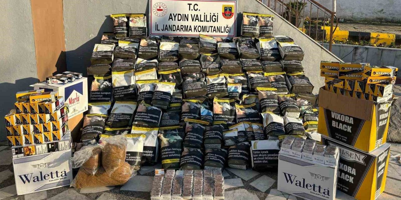 Aydın’da 115 bin adet makaron ele geçirildi
