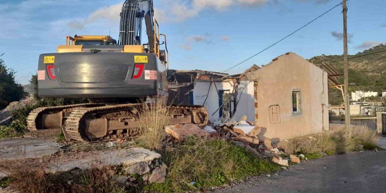 Bodrum’da kaçak yapılaşma ile mücadele sürüyor