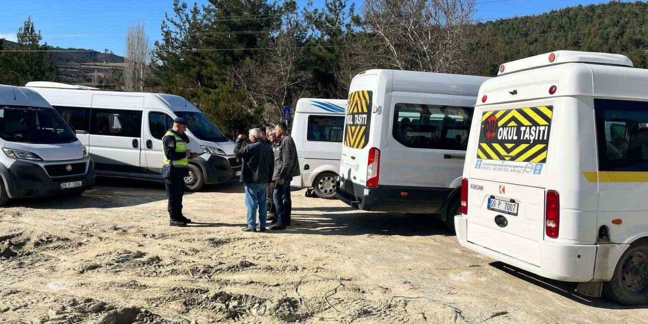 Bozdoğan’da okul servisleri denetlendi
