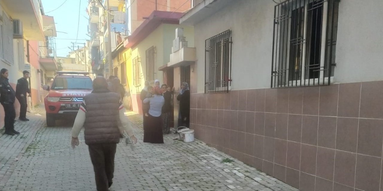 Çeştepe’de ev yangını