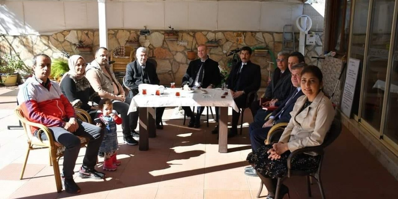 Köyceğiz’de depremzede aileler ziyaret edildi