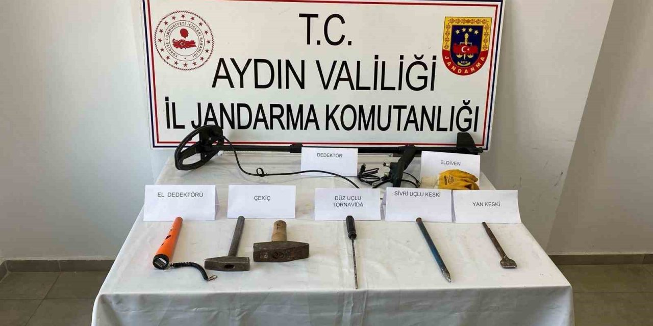 Kaçak kazı jandarmaya takıldı