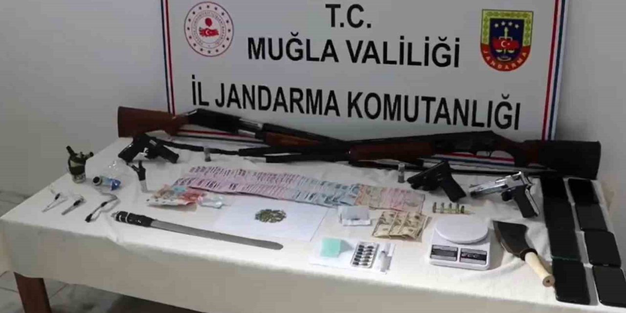 Jandarmadan Muğla ve Aydın’da uyuşturucu operasyonu