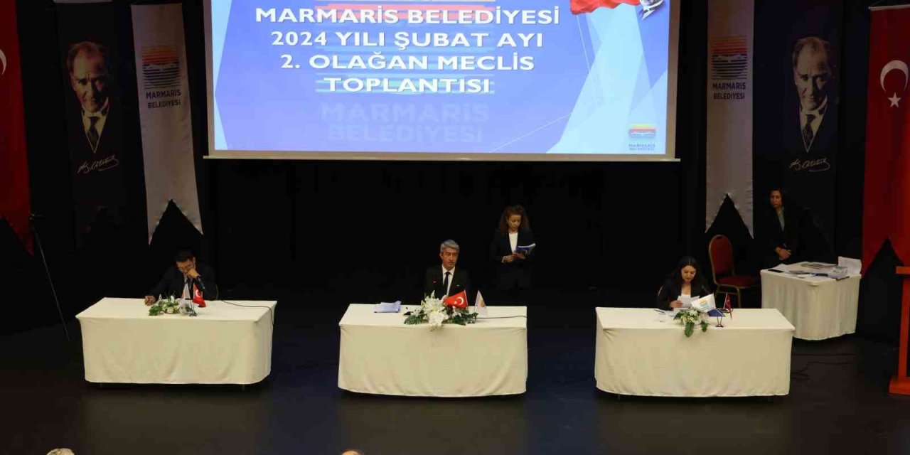 Marmaris’te son belediye meclis toplantısı yapıldı