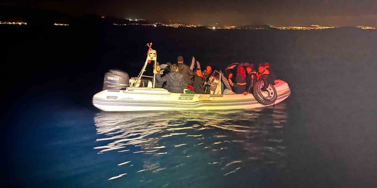 Bodrum’da 17 düzensiz göçmen yakalandı