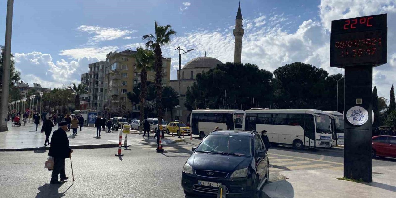 Aydınlılar kış mevsiminde baharı yaşıyor