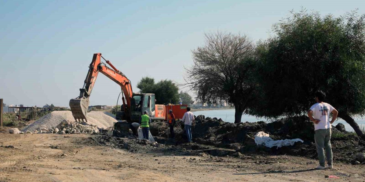 Ören Kanalizasyon çalışmasının yüzde 50’si tamamlandı
