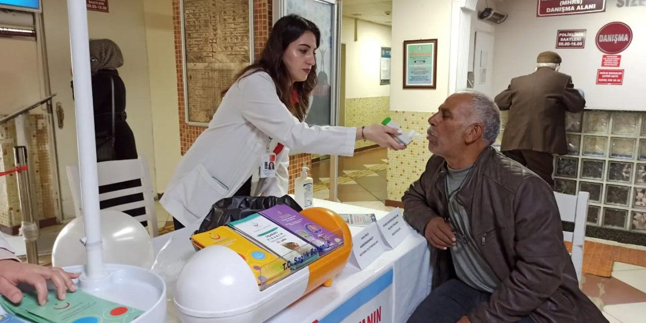 Sigarayı Bırakma Günü’nde vatandaşlara karbonmonoksit ölçümü yapıldı