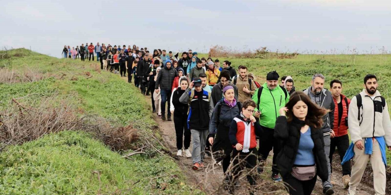 Aliağa Belediyesi ve AGM Spor Kulübünden Aliağa’da doğa turu