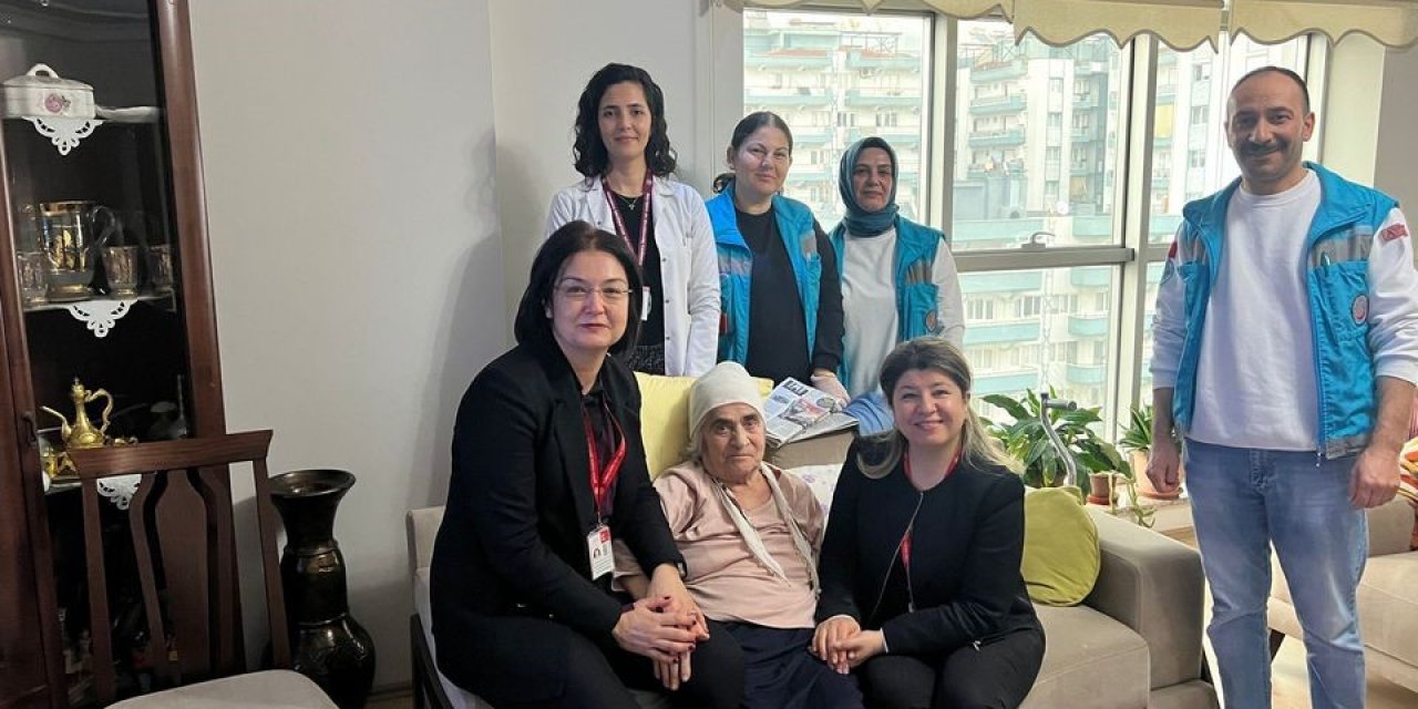 Hastane yöneticileri evde tedavi gören hastaları yalnız bırakmadı