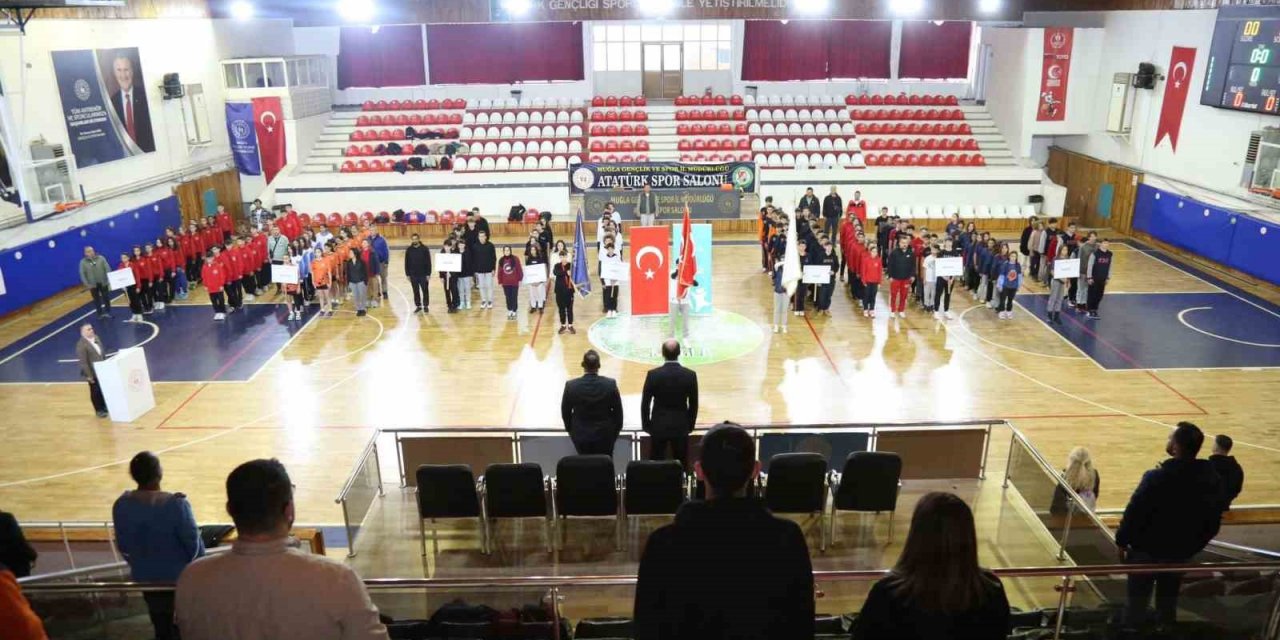 Okul sporları basketbol yıldızlar grup birinciliği Muğla’da başladı