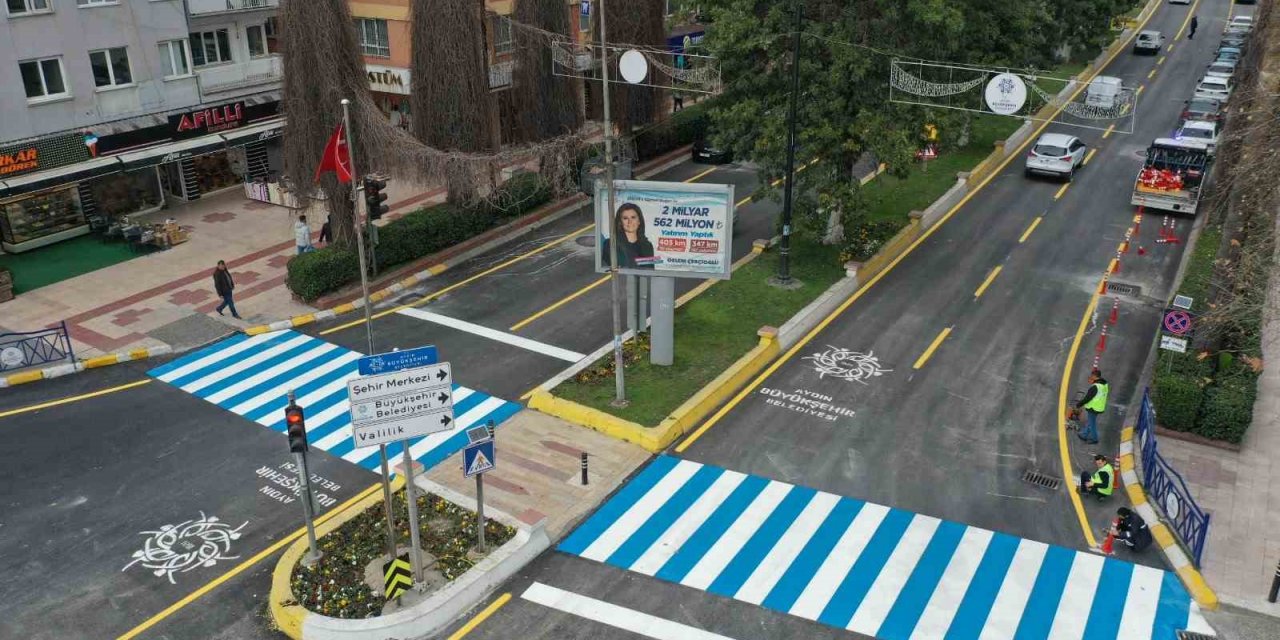 Adnan Menderes Bulvarı’ndaki çalışmalar tamamlandı