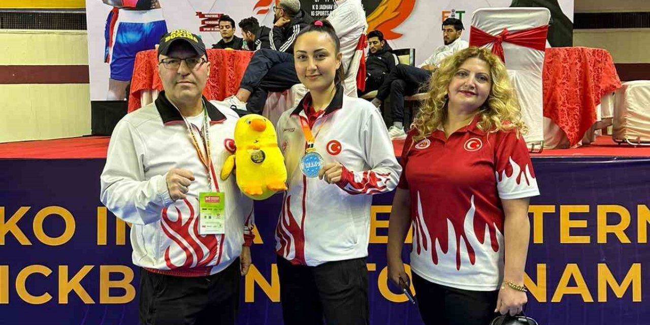 Muğla’ya bir uluslararası madalya da Kick Boks‘tan