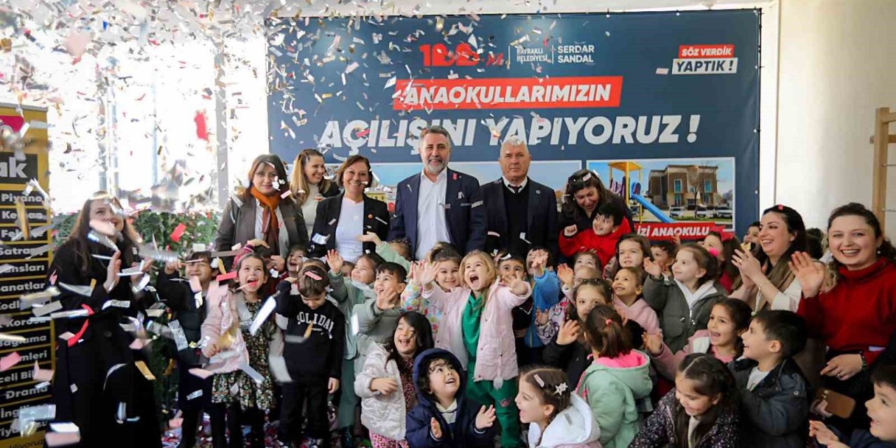 Bayraklı Belediyesi, 3 anaokulunun açılışını yaptı