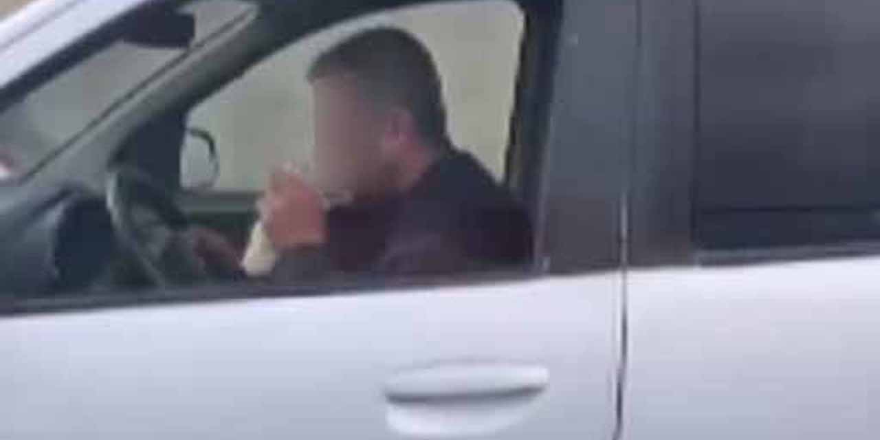 Direksiyon başında uçucu madde içen sürücü serbest kaldı
