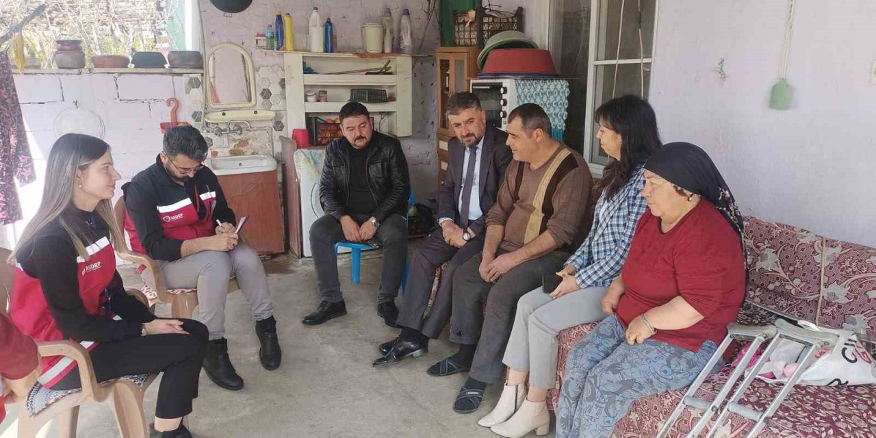 Çine’de engelli vatandaşlar unutulmuyor