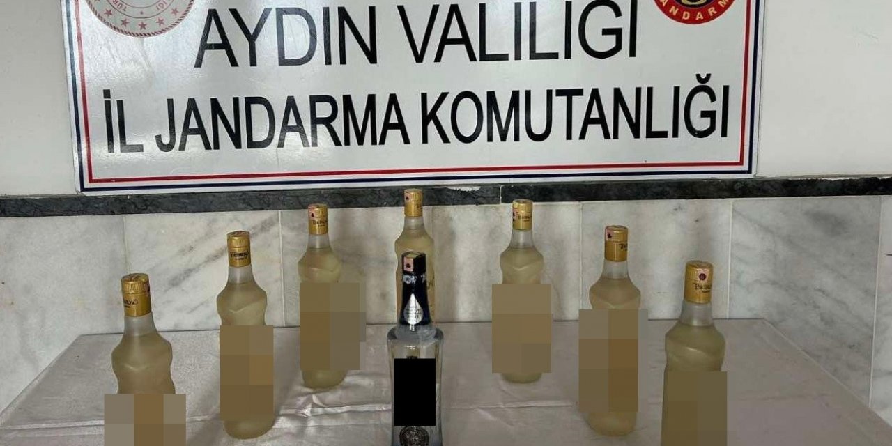 Kuyucak’ta kaçak alkol ele geçirildi