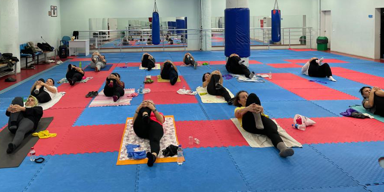 Aydın’da kadınlar güne sporla başlıyor