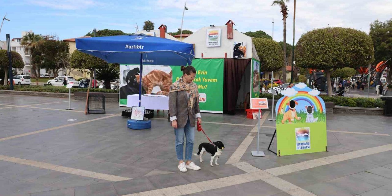 Marmaris’te “satın alma sahiplen” standı açıldı