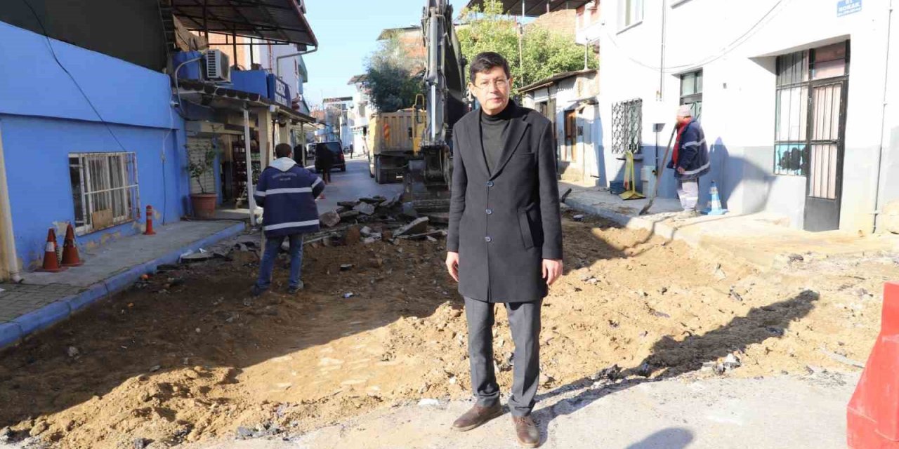 Nazilli Belediyesi yol çalışmalarını sürdürüyor