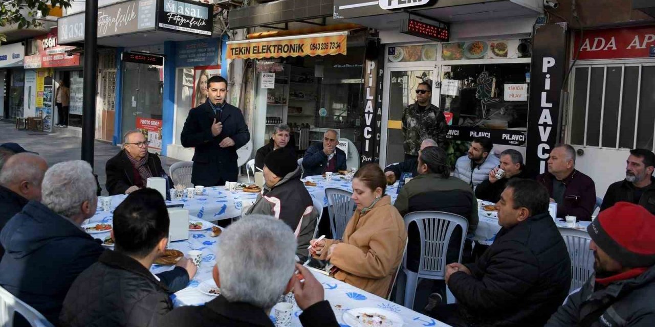 Başkan Günel esnaf buluşmalarına devam ediyor