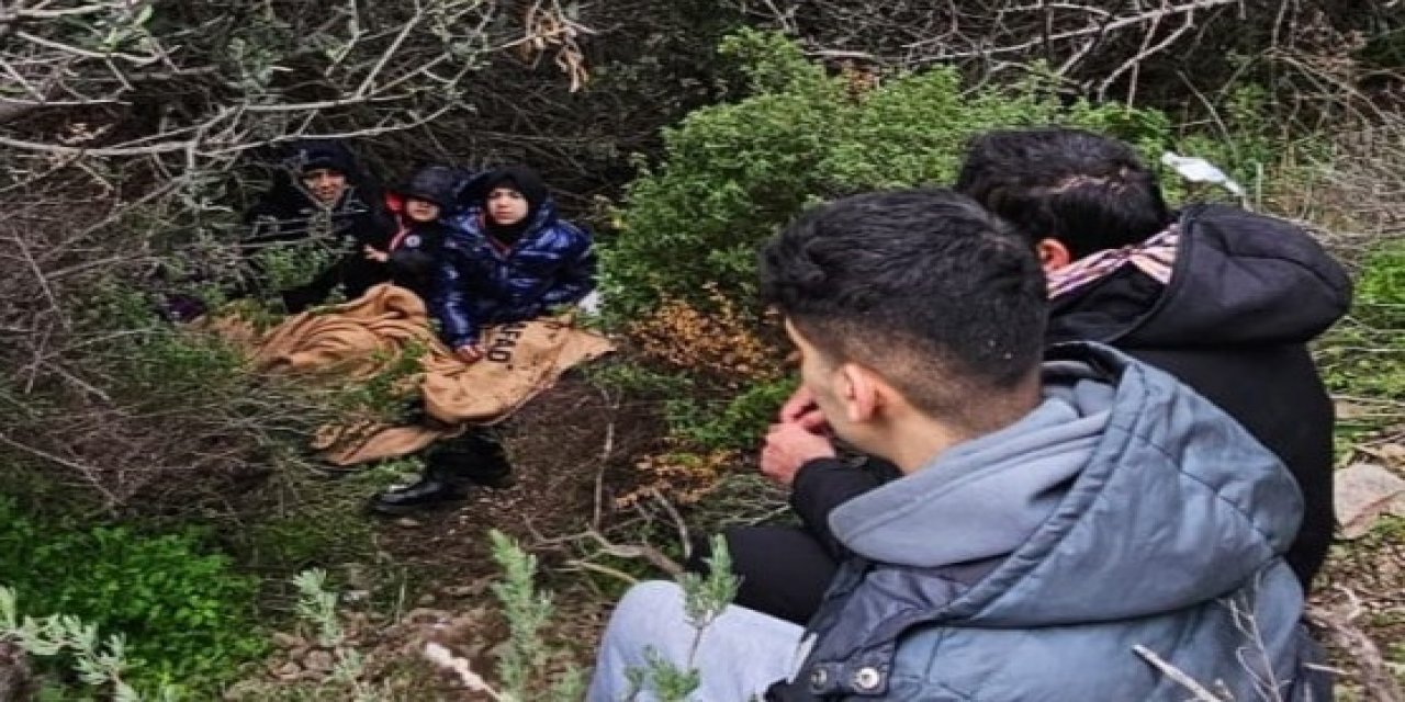 İzmir’de Sahil Güvenlik, göçmenleri karada yakaladı