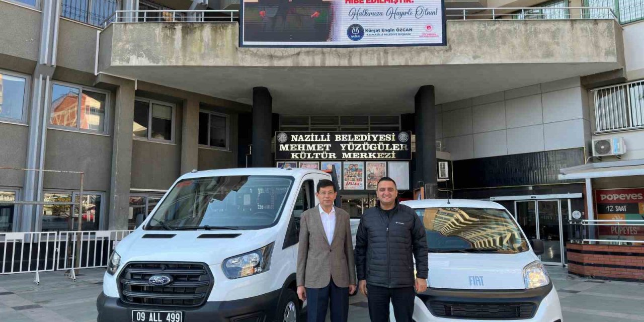 Bakanlıktan Nazilli Belediyesi’ne araç hibesi