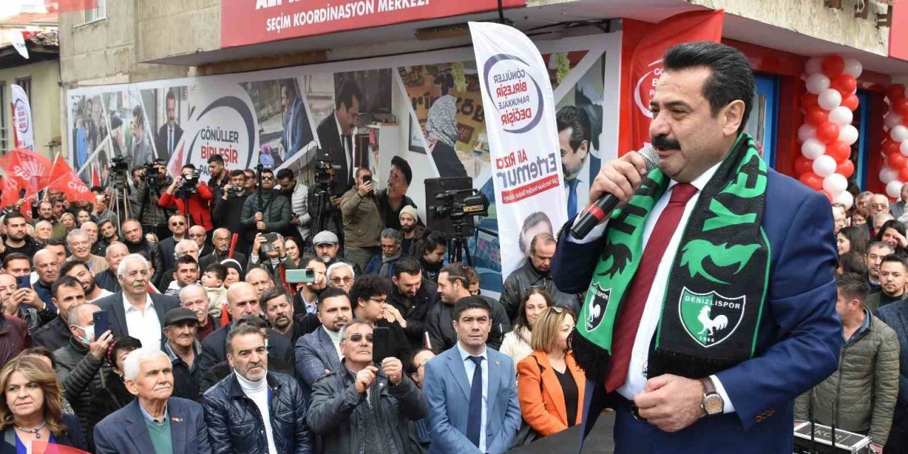 CHP Pamukkale Adayı Ertemur, SKM açılışını gerçekleştirdi