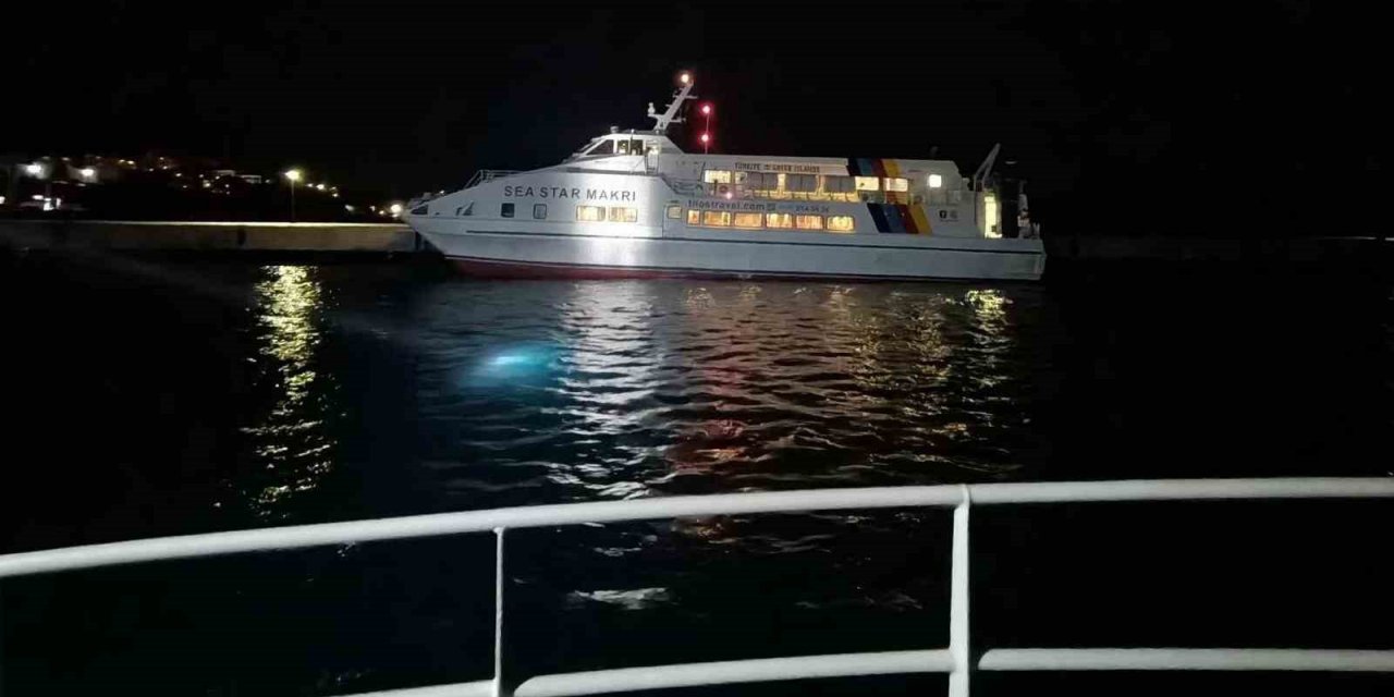 Deniz ortasında mahsur kaldılar