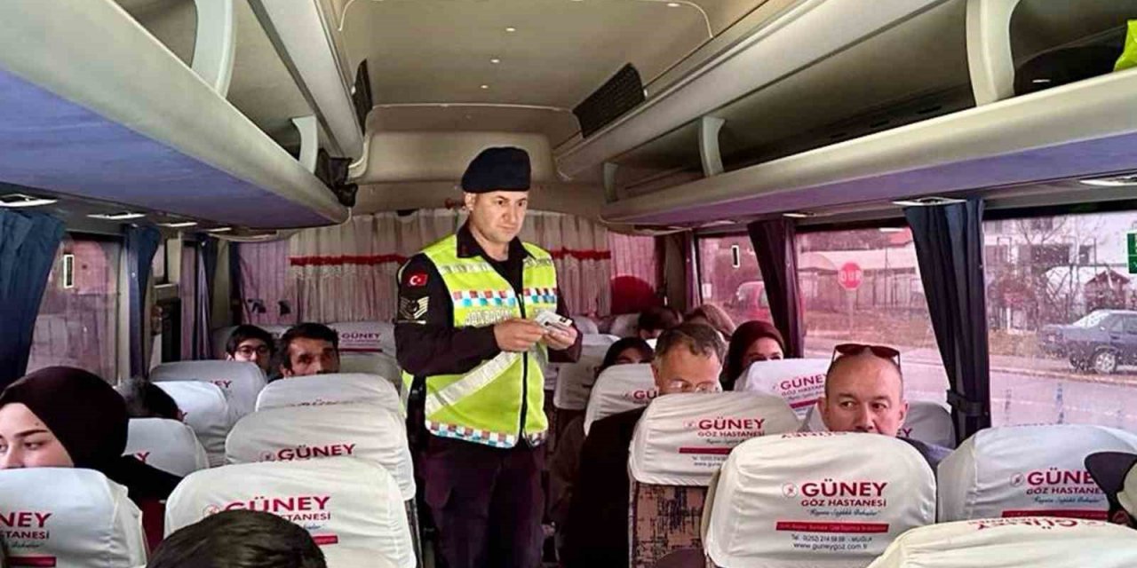 21 araç trafikten men edildi