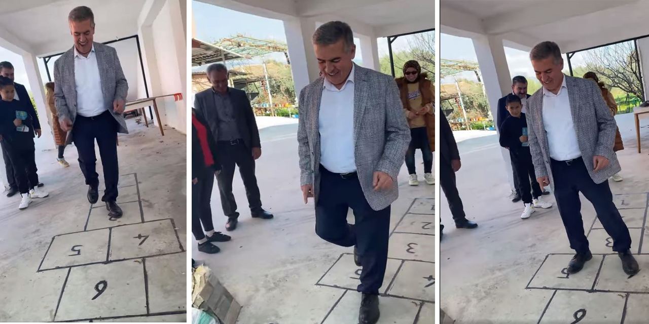 Başkan Erol, seçim çalışmalarına mola verdi çocukluğuna döndü