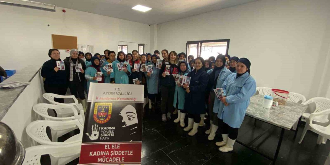 Çine’de kadınlar kadına karşı şiddet konusunda bilgilendirildi